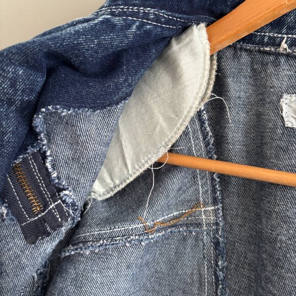 80s Acid Washed Crop Denim Jacket - Picture 8 of 16